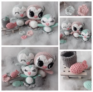 Blog-Inhaltsbild für 'Kleine Pinguinfamilie, kostenlose Häkelanleitung'